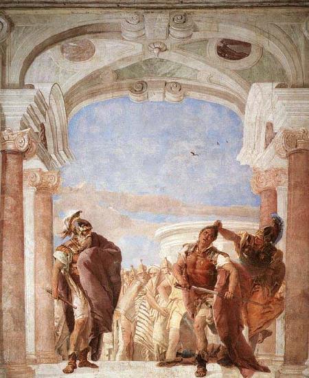 Giovanni Battista Tiepolo The Rage of Achilles France oil painting art